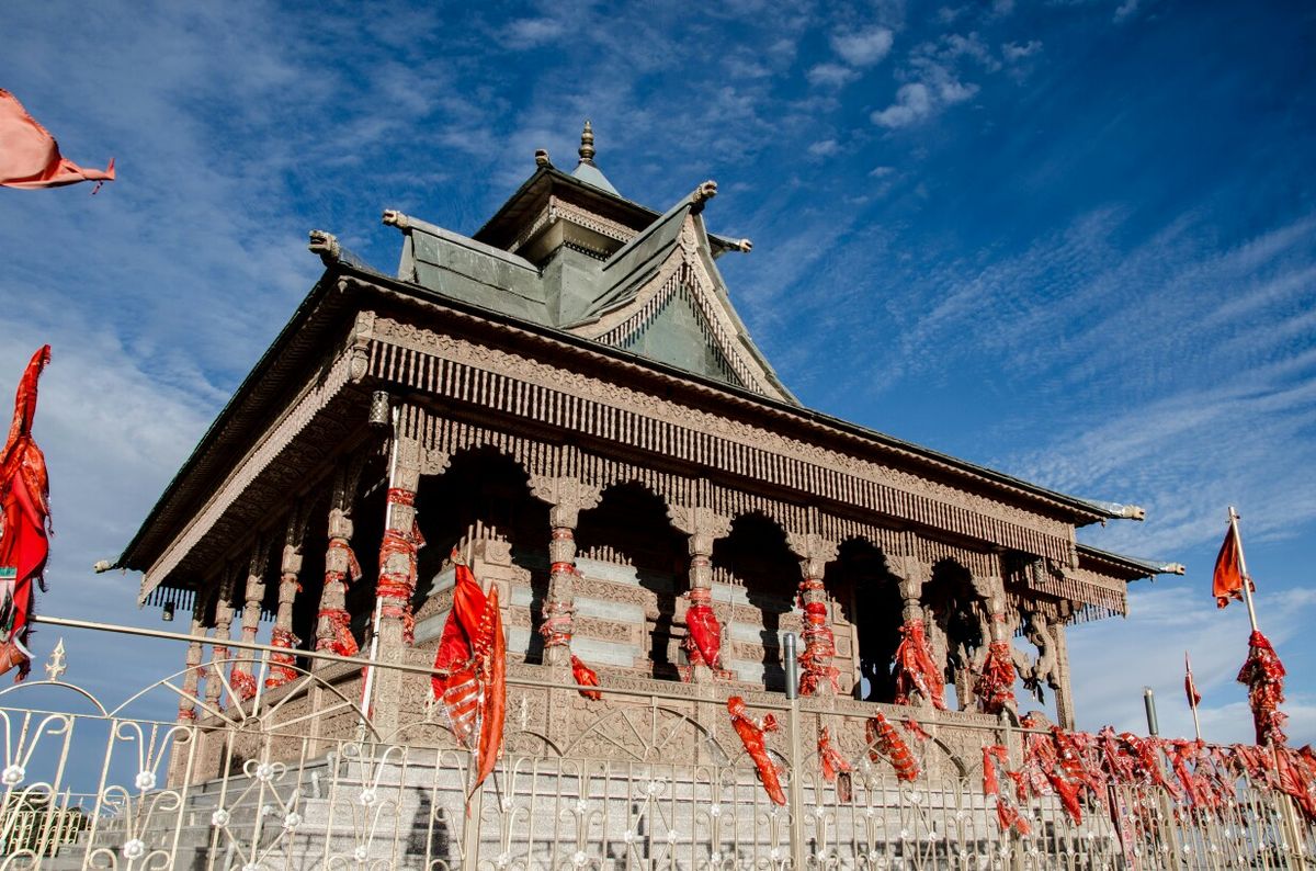 Devotees at Chimur Hanuman Temple