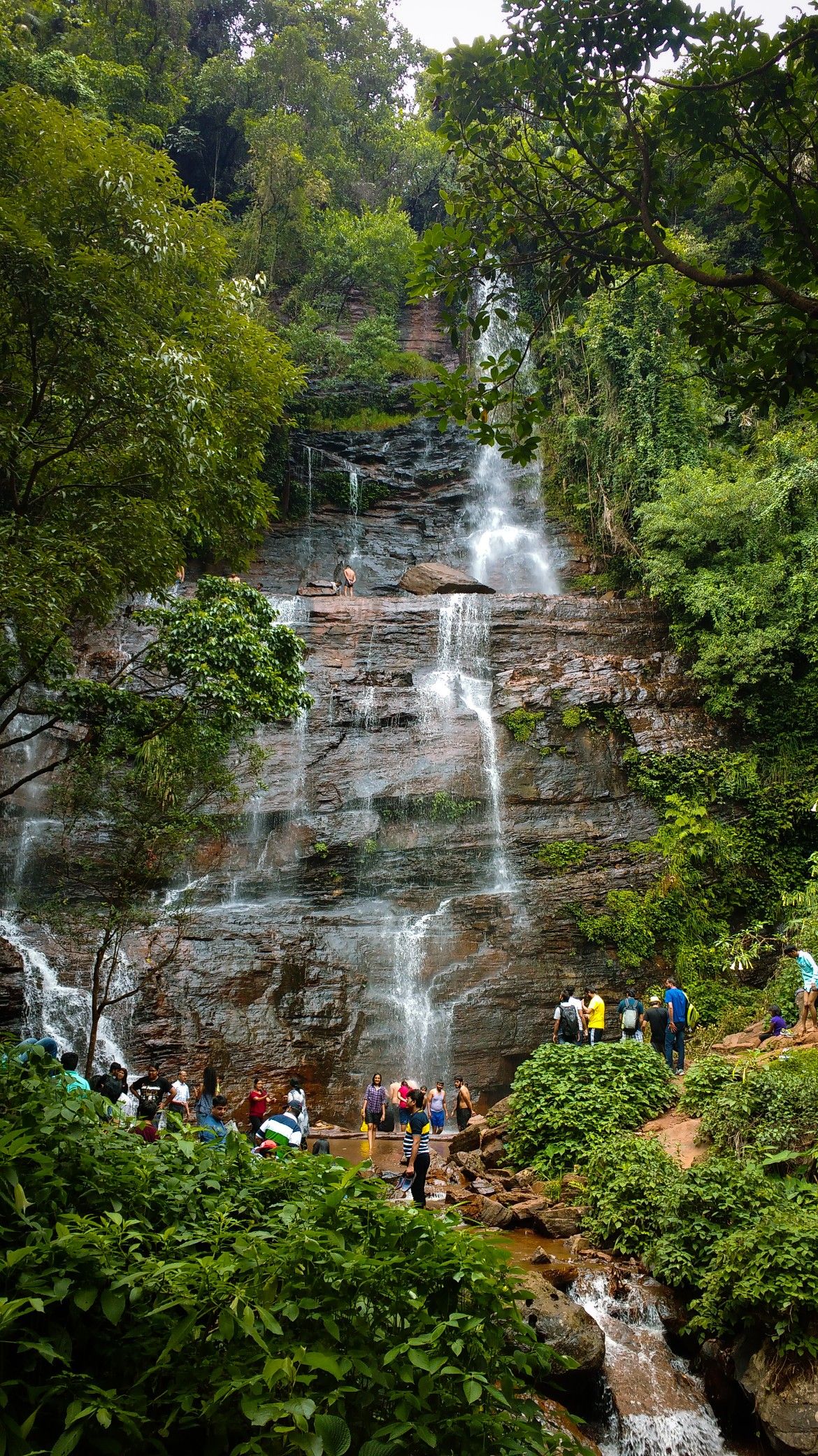 Muktai Waterfall near the temple