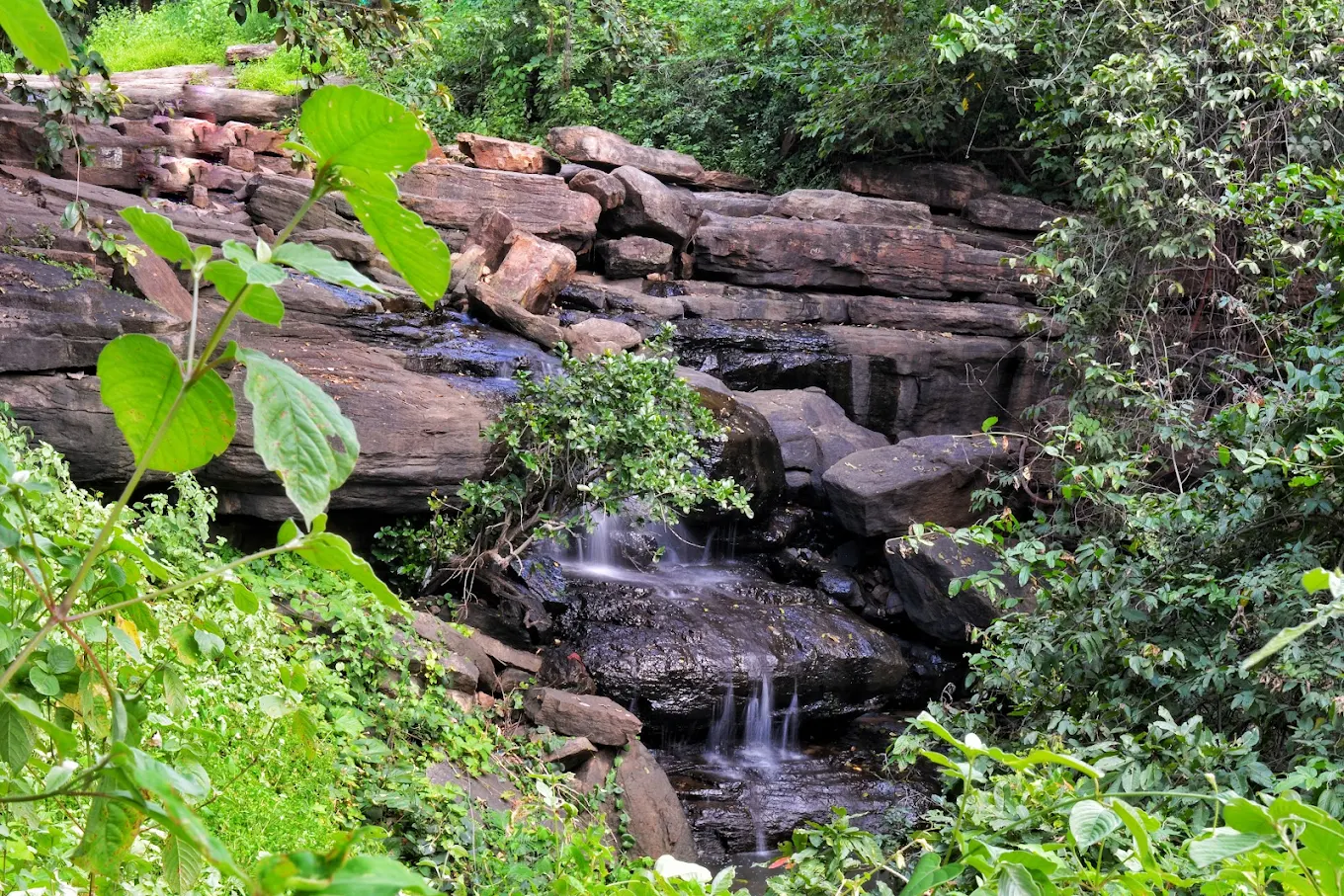 Muktai Waterfall near Muktai Temple Maharashtra